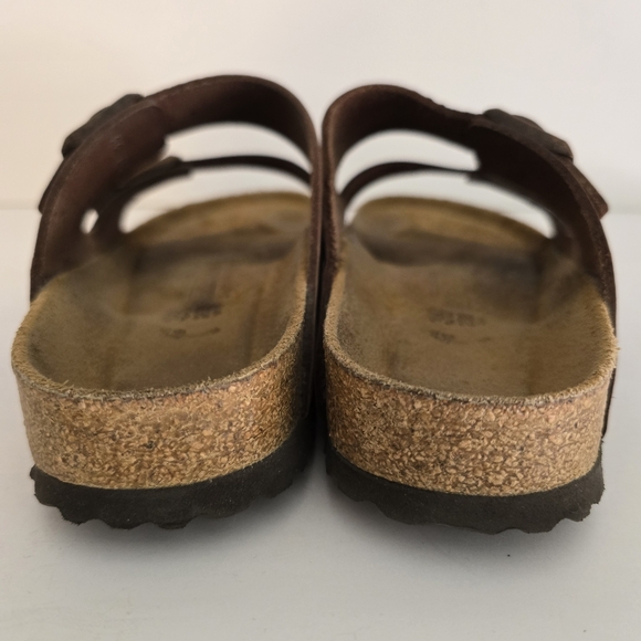 Birkenstocks Brown Leather Sandals - Picture 6 of 9